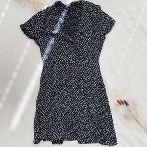 Madewell Button-Wrap Dress in Playground Posies